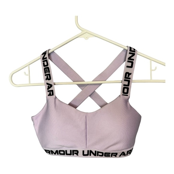 ✨3/$20✨ Under Armour Purple Crossback Strappy Low Sports Bra. Size Women’s XS - Picture 10 of 10